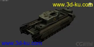 [全套军事模型]中型坦克系列独立分包Obj+贴图+MAX2012下载（不断更新）的图片