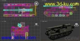 [全套军事模型]中型坦克系列独立分包Obj+贴图+MAX2012下载（不断更新）的图片