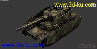 [全套军事模型]中型坦克系列独立分包Obj+贴图+MAX2012下载（不断更新）的图片
