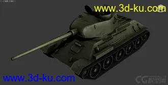 [全套军事模型]中型坦克系列独立分包Obj+贴图+MAX2012下载（不断更新）的图片