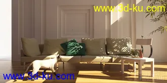 3D打印模型小情调猫与鸟的图片