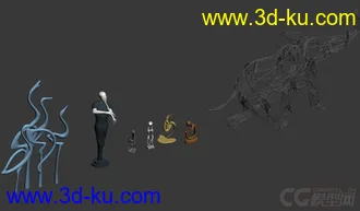 3D打印模型万达装饰 原创雕塑的图片