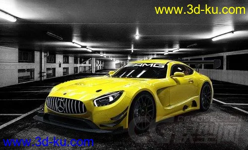 CT赛车CGTRader 2016 Mercedes AMG GT3模型的图片1