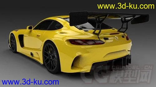 CT赛车CGTRader 2016 Mercedes AMG GT3模型的图片2