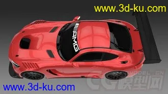 3D打印模型CT赛车CGTRader 2016 Mercedes AMG GT3的图片