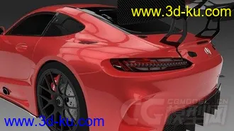 3D打印模型CT赛车CGTRader 2016 Mercedes AMG GT3的图片