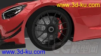 3D打印模型CT赛车CGTRader 2016 Mercedes AMG GT3的图片