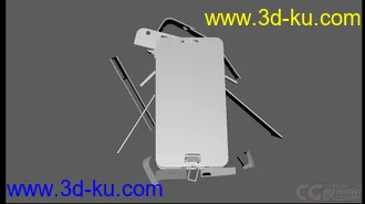 3D打印模型手机机器人变身的图片