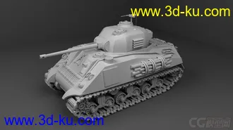 3D打印模型谢尔曼坦克的图片