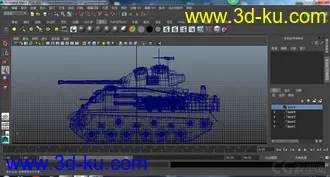 3D打印模型谢尔曼坦克的图片