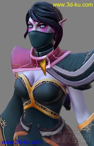 [整理]DOTA2角色模型_圣堂刺客的图片