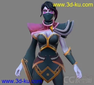[整理]DOTA2角色模型_圣堂刺客的图片