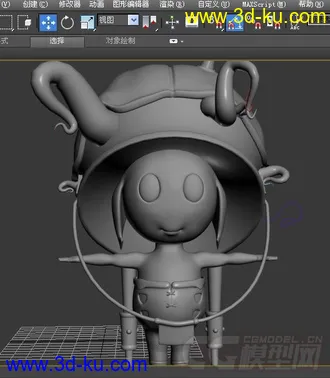 3D打印模型可爱白模的图片