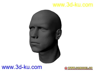3D打印模型經緻男生頭的图片