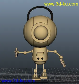 3D打印模型Q版机器人的图片