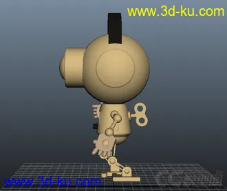 3D打印模型Q版机器人的图片