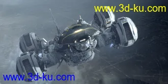 3D打印模型飞船 ufo 未来战舰 科幻战舰 飞机 战舰 舰艇 未来战争 武器 运输机的图片