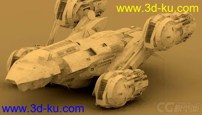飞船 ufo 未来战舰 科幻战舰 飞机 战舰 舰艇 未来战争 武器 运输机模型的图片3