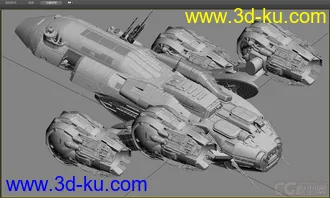 3D打印模型飞船 ufo 未来战舰 科幻战舰 飞机 战舰 舰艇 未来战争 武器 运输机的图片