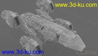 3D打印模型飞船 ufo 未来战舰 科幻战舰 飞机 战舰 舰艇 未来战争 武器 运输机的图片