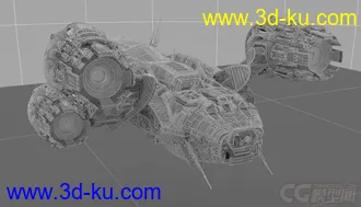 3D打印模型飞船 ufo 未来战舰 科幻战舰 飞机 战舰 舰艇 未来战争 武器 运输机的图片