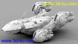 3D打印模型飞船 ufo 未来战舰 科幻战舰 飞机 战舰 舰艇 未来战争 武器 运输机的图片