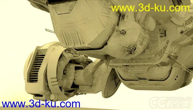 飞船 ufo 未来战舰 科幻战舰 飞机 战舰 舰艇 未来战争 武器 运输机模型的图片9