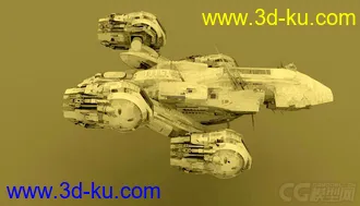 3D打印模型飞船 ufo 未来战舰 科幻战舰 飞机 战舰 舰艇 未来战争 武器 运输机的图片