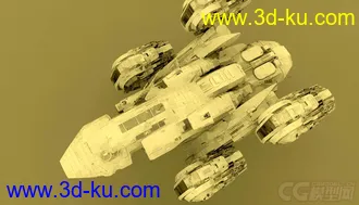 3D打印模型飞船 ufo 未来战舰 科幻战舰 飞机 战舰 舰艇 未来战争 武器 运输机的图片
