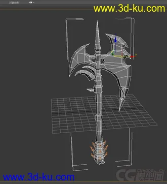 3D打印模型武器白模一个的图片