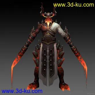 3D打印模型牛逼的大神级手绘怪物 boss.的图片