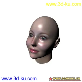 3D打印模型女人頭的图片