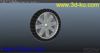 3D打印模型车轮的图片