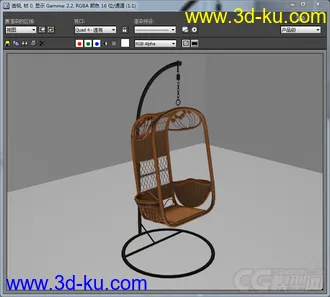3D打印模型藤椅    摇椅的图片