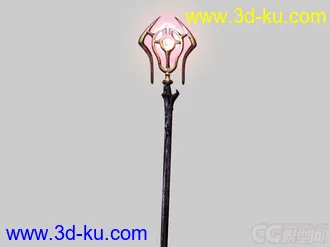 3D打印模型权杖的图片