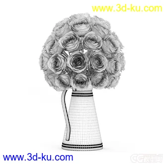 3D打印模型铁艺花瓶的图片