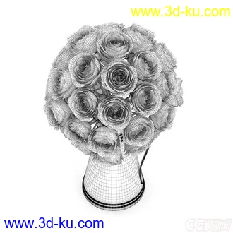 3D打印模型铁艺花瓶的图片