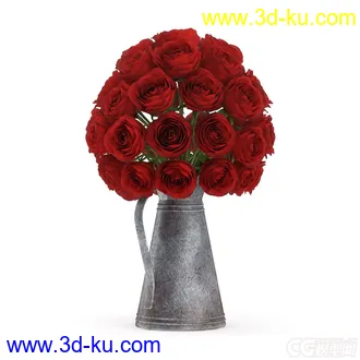 3D打印模型铁艺花瓶的图片