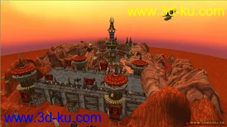 3D打印模型魔兽世界 奥格瑞玛场景的图片