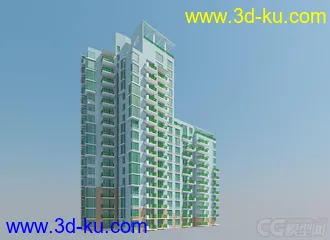 3D打印模型28层建筑   练习作的   望指点的图片