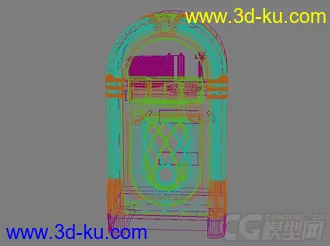 3D打印模型大碟唱机··的图片