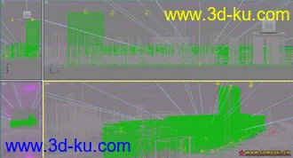 3D打印模型夜~~~~街道的图片