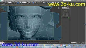 3D打印模型女孩头部的图片