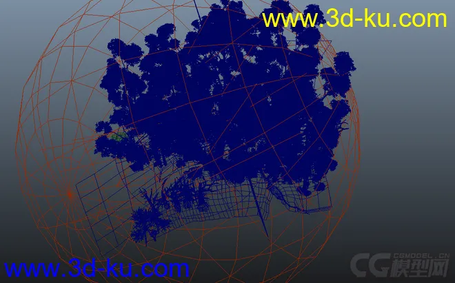 自然写实森林小路场景模型的图片2