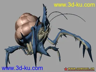 3D打印模型怪物猎人设定里的小海鲜的图片