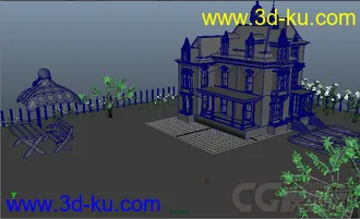 3D打印模型欧式建筑的图片