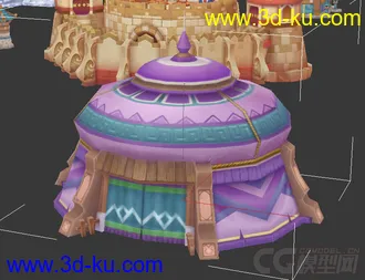 3D打印模型漂亮手绘场景的图片