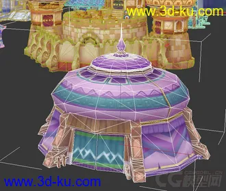 3D打印模型漂亮手绘场景的图片