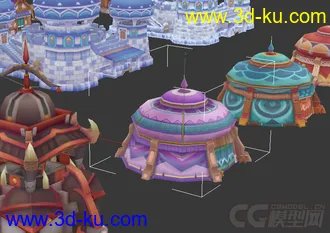 3D打印模型漂亮手绘场景的图片