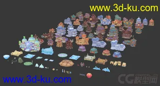 3D打印模型漂亮手绘场景的图片